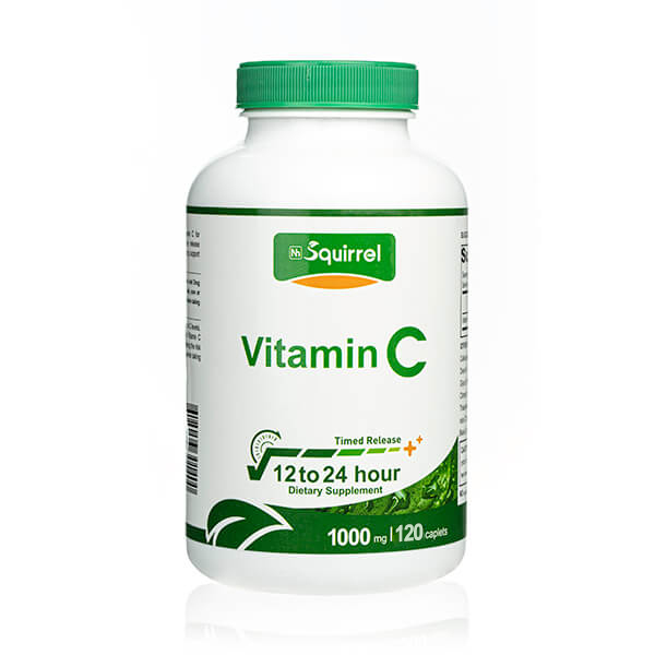 La vitamine C 1000 mg 120 comprimés ont soutenu les comprimés de libération pour l'immunodéficience